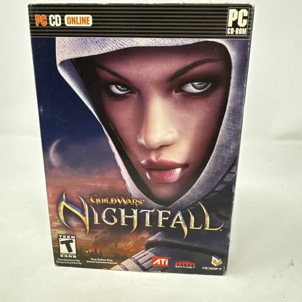 Guild Wars: Nightfall - PC - Video Game - GOOD Includes Slip Cover